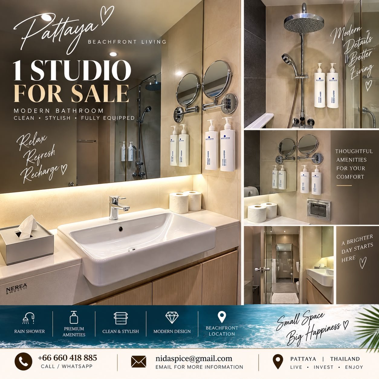 Bayphere Beachfront Studio Pattaya — 5